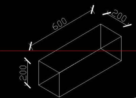 CAD使用斜二測方法繪制長方體的妙用 CAD使用斜二測方法繪制長方體的妙用