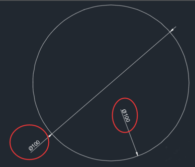 CAD直徑與半徑標注的方法 CAD直徑與半徑標注的方法