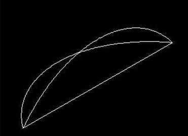 CAD怎么繪制一個橄欖球 CAD怎么繪制一個橄欖球