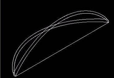 CAD怎么繪制一個橄欖球 CAD怎么繪制一個橄欖球