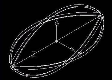 CAD怎么繪制一個橄欖球 CAD怎么繪制一個橄欖球