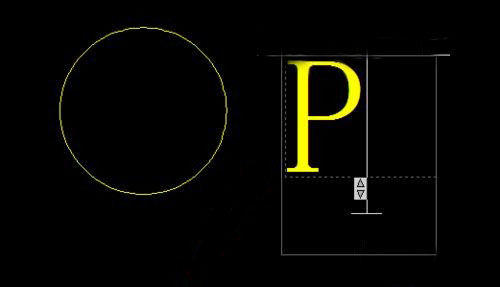 CAD畫一個停車標志平面圖的教程
