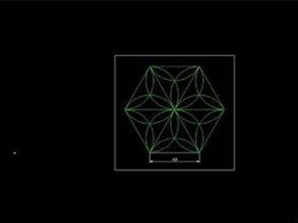 CAD怎么繪制六角鑲花圖形 CAD怎么繪制六角鑲花圖形