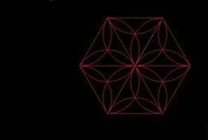 CAD怎么繪制六角鑲花圖形 CAD怎么繪制六角鑲花圖形