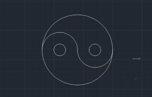 中望CAD怎么畫一個黑白太極圖形 中望CAD怎么畫一個黑白太極圖形