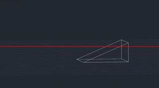 CAD怎么繪制一個楔體 CAD怎么繪制一個楔體