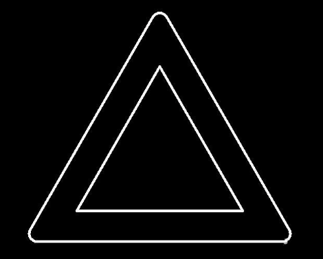 CAD怎么畫減速讓行的交通標(biāo)志符號 CAD怎么畫減速讓行的交通標(biāo)志符號