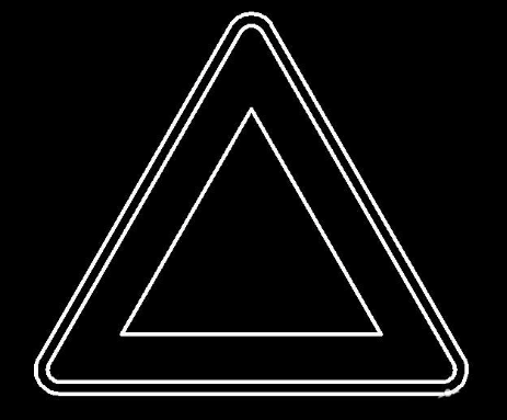 CAD怎么畫減速讓行的交通標(biāo)志符號 CAD怎么畫減速讓行的交通標(biāo)志符號