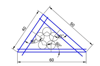 CAD 怎么繪制三角形內嵌花朵的圖形? CAD 怎么繪制三角形內嵌花朵的圖形?