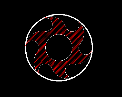 CAD怎么畫風火輪? CAD怎么畫風火輪?