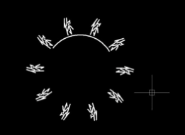 怎么用CAD制作弧形文字效果 怎么用CAD制作弧形文字效果