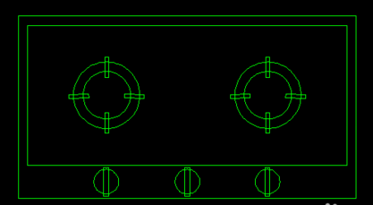 怎么用CAD畫燃?xì)庠? width= 怎么用CAD畫燃?xì)庠? style=