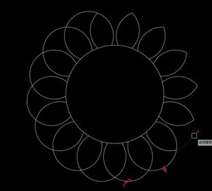 怎么用CAD畫一朵向日葵 怎么用CAD畫一朵向日葵