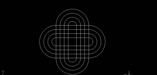 CAD怎么快捷繪制中國結效果的圖形 CAD怎么快捷繪制中國結效果的圖形