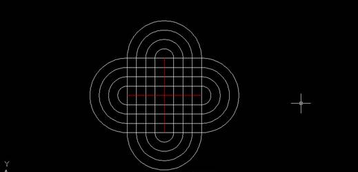 CAD怎么快捷繪制中國結效果的圖形 CAD怎么快捷繪制中國結效果的圖形