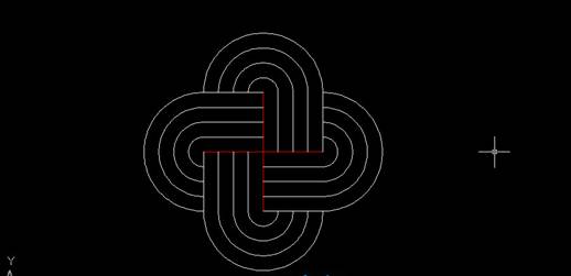 CAD怎么快捷繪制中國結效果的圖形 CAD怎么快捷繪制中國結效果的圖形