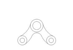 CAD輔助設(shè)計中怎么在CAD中畫杠桿平面圖 CAD輔助設(shè)計中怎么在CAD中畫杠桿平面圖