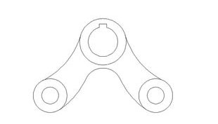 CAD輔助設(shè)計中怎么在CAD中畫杠桿平面圖 CAD輔助設(shè)計中怎么在CAD中畫杠桿平面圖