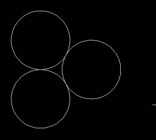 CAD中如何繪制矩形內切五個圓 CAD中如何繪制矩形內切五個圓