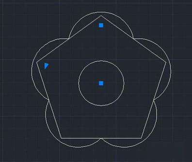 在cad中如何繪制花朵 在cad中如何繪制花朵