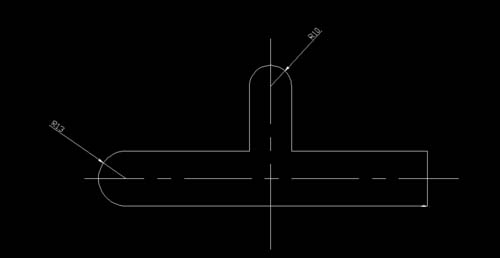 CAD如何畫相貫線 CAD如何畫相貫線