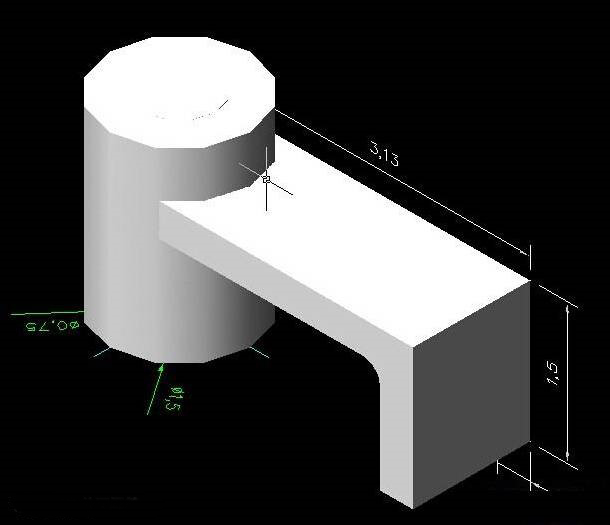 CAD繪制機械零件三維實體 CAD繪制機械零件三維實體