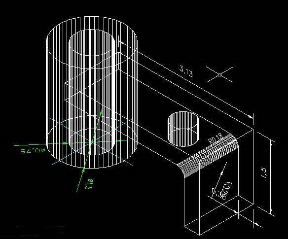 CAD繪制機械零件三維實體 CAD繪制機械零件三維實體