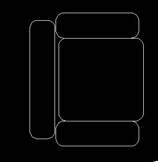 CAD怎么繪制沙發平面圖? CAD怎么繪制沙發平面圖?