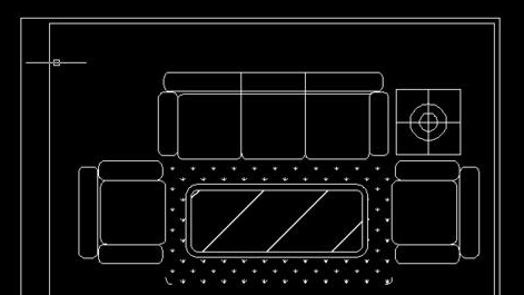 CAD怎么繪制沙發平面圖? CAD怎么繪制沙發平面圖?