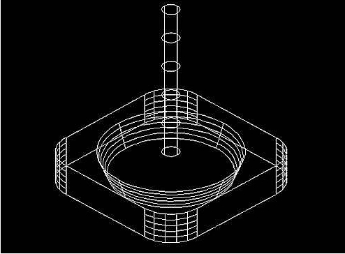 中望CAD煙灰缸畫法 中望CAD煙灰缸畫法