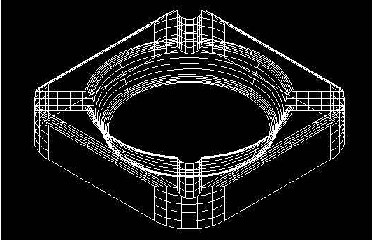 中望CAD煙灰缸畫法 中望CAD煙灰缸畫法