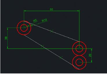 ZWCAD求扣除三個直徑10內孔后的面積和Ra的半徑 ZWCAD求扣除三個直徑10內孔后的面積和Ra的半徑