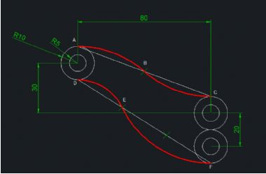 ZWCAD求扣除三個直徑10內孔后的面積和Ra的半徑 ZWCAD求扣除三個直徑10內孔后的面積和Ra的半徑