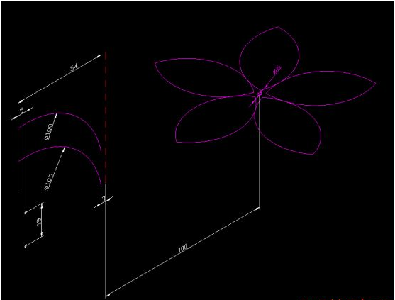 ZWCAD建模鮮花 ZWCAD建模鮮花