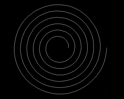 CAD繪制螺旋線的步驟 CAD繪制螺旋線的步驟