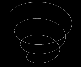 CAD繪制螺旋線的步驟 CAD繪制螺旋線的步驟