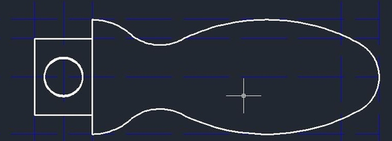 CAD繪制手柄步驟 CAD繪制手柄步驟
