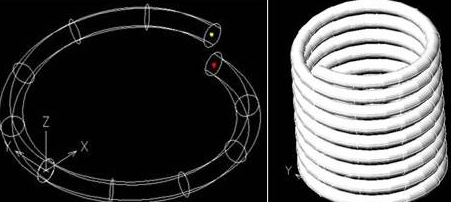 CAD如何畫彈簧 CAD如何畫彈簧