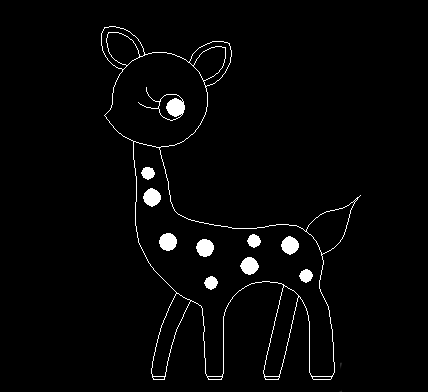 CAD如何設(shè)計小鹿? CAD如何設(shè)計小鹿?