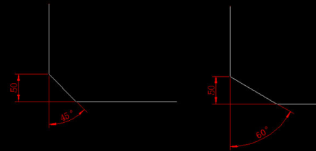 CAD如何設置倒角度? CAD如何設置倒角度?