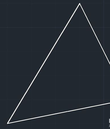 CAD三角形如何確定中心點? CAD三角形如何確定中心點?