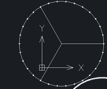 CAD中圓如何等分 CAD中圓如何等分