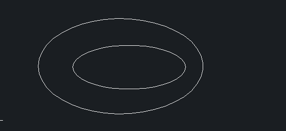 CAD中兩橢圓或圓之間距離標(biāo)注的方法 CAD中兩橢圓或圓之間距離標(biāo)注的方法