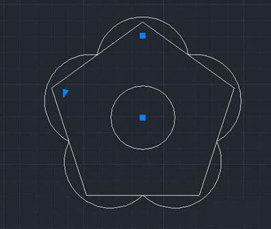 CAD中繪制花朵的簡單方法 CAD中繪制花朵的簡單方法