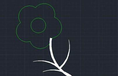 CAD中繪制花朵的簡單方法 CAD中繪制花朵的簡單方法