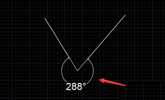 CAD標注大于180°角的方法 CAD標注大于180°角的方法