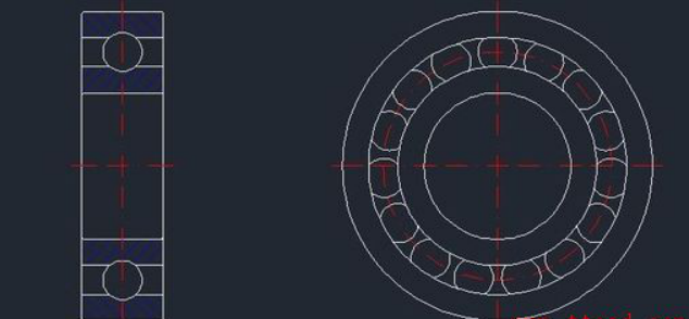 CAD繪制深溝球軸承的步驟 CAD繪制深溝球軸承的步驟