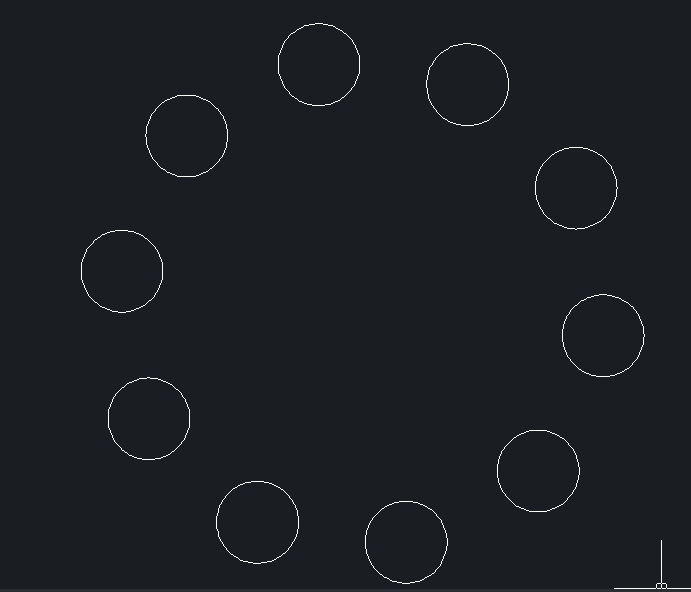 CAD如何繪制一個簡單的環形陣列圖形 CAD如何繪制一個簡單的環形陣列圖形