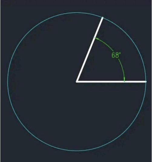 CAD如何等分角度 CAD如何等分角度