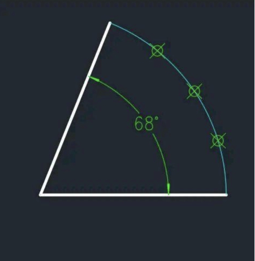 CAD如何等分角度 CAD如何等分角度